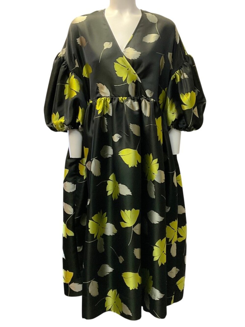 Rhode Charcoal / Neon Floral Maxi Dress